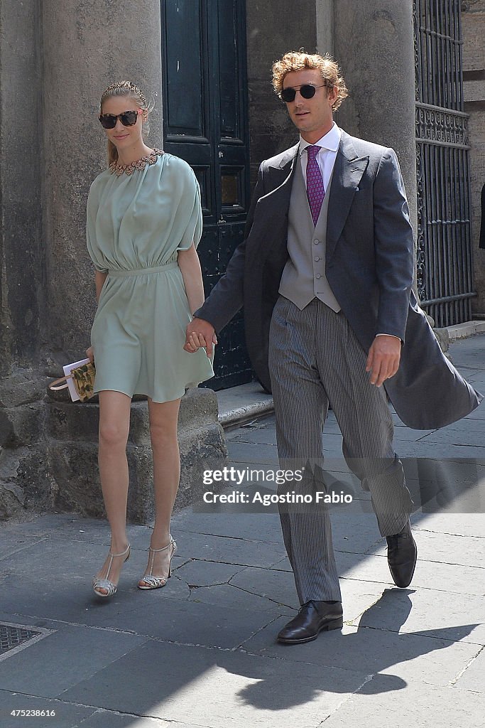 Rome Celebrity Sightings Pierre Casiraghi, Beatrice Borromeo  May 30th, 2015
