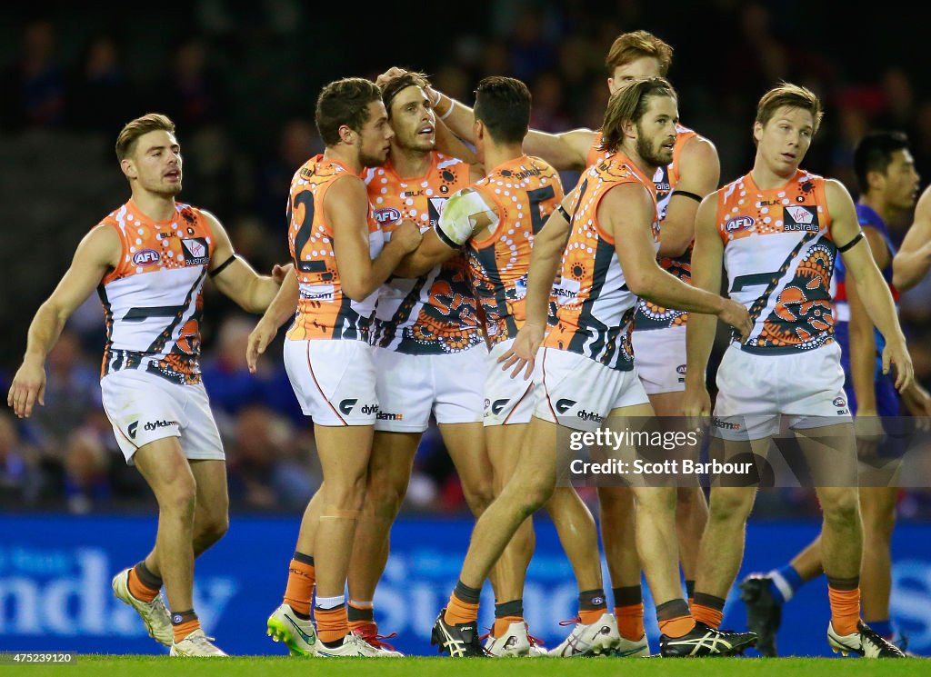 AFL Rd 9 - Western Bulldogs v GWS