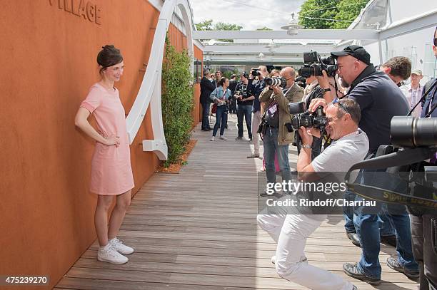 Emilie Caen attends the French Open 2015 at Roland Garros on May 30, 2015 in Paris, France.