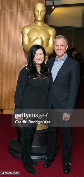 Directors Barbara Kopple and Rob Epstein attend as the 86th Annual Academy Awards Oscar Week Celebrates Documentaries at AMPAS Samuel Goldwyn Theater...