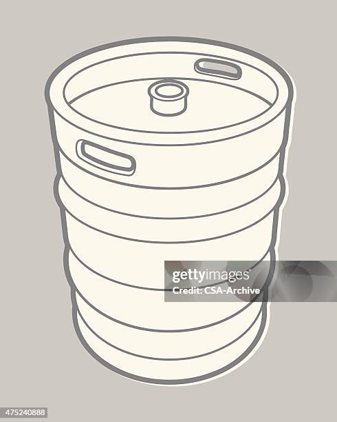 stockillustraties, clipart, cartoons en iconen met beer keg - biervat