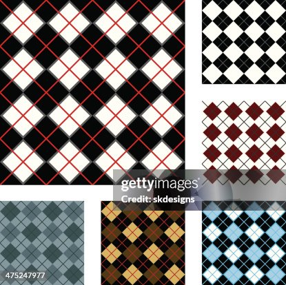 Argyle Checkered Seamless, Repeatable Backgrounds Argyle Checkered Seamless, Repeatable Backgrounds