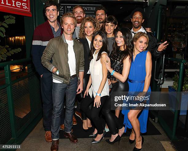 Actors Blake Lee, Adam Campbell, Andrew Santino, Alexis Carra, Adan Canto, Kate Simses, Frankie Shaw, Ginger Gonzaga, Craig Frank, and Vanessa...