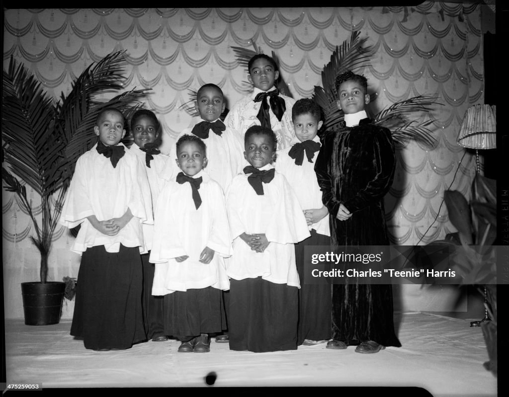 Group In Altar Boy Dress