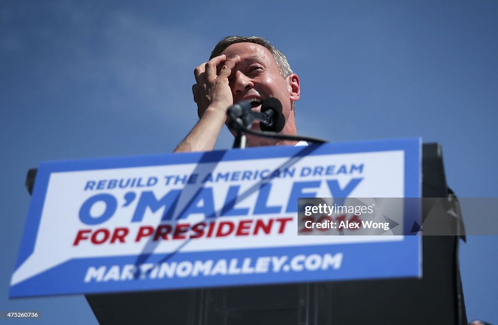 Martin O'Malley Makes Announcement On Presidential Campaign