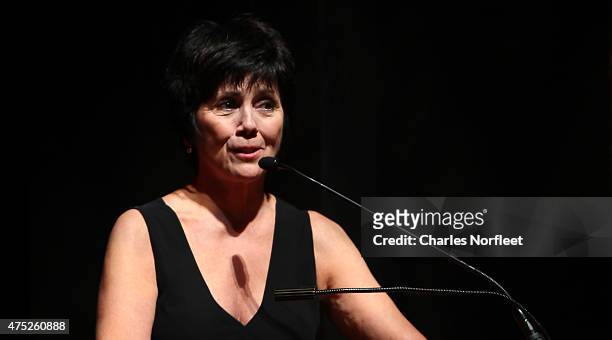 Joyce DeWitt attends the 10th Anniversary Hoboken International Film Festival Opening Night Gala at The Paramount Theatre on May 29, 2015 in...