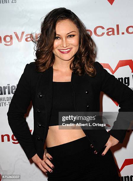 Actress Mary Christina Brown participates in the 8th Annual Young Variety Pool Tournament To Help Southern California Children In Need held at...