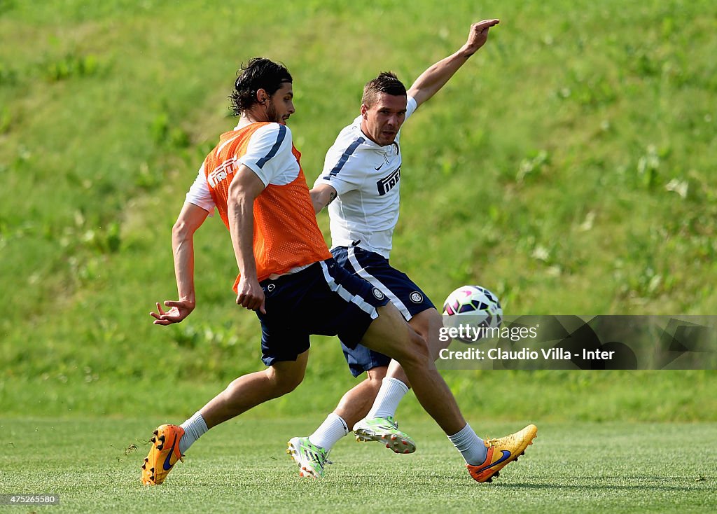 FC Internazionale Training Session And Press Conference