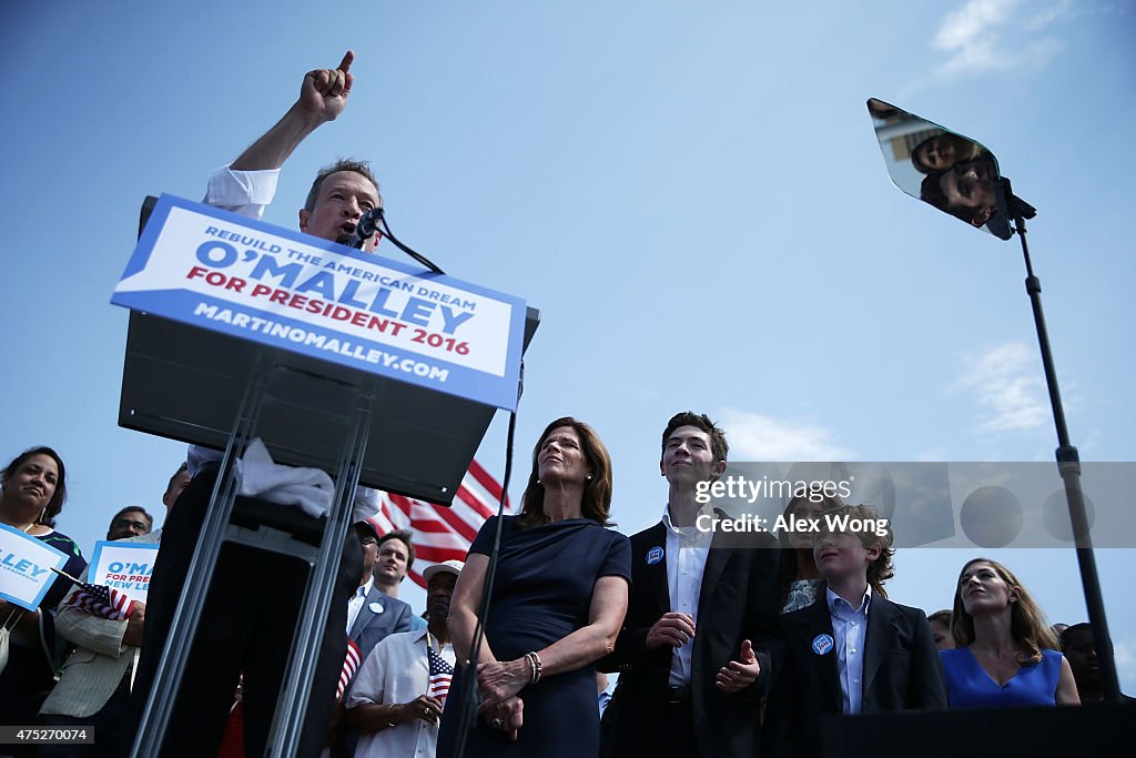 Martin O'Malley Makes Announcement On Presidential Campaign