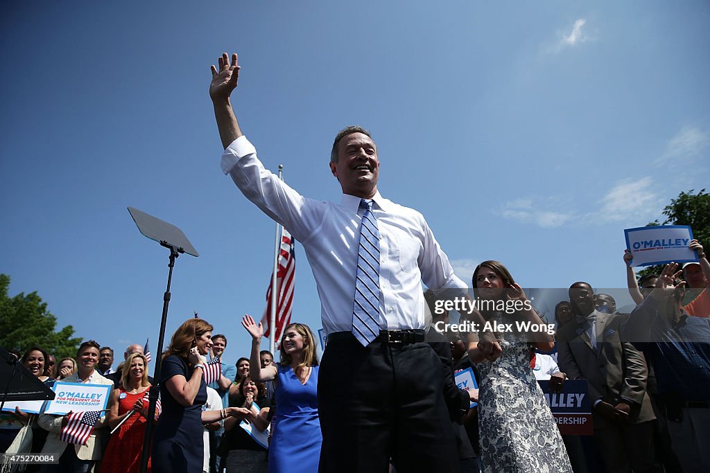 Martin O'Malley Makes Announcement On Presidential Campaign