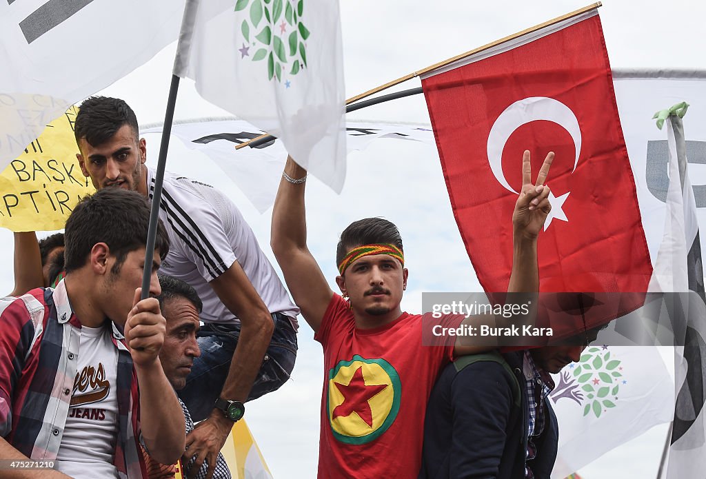 Political Parties Hold Rallies Ahead Of Turkish Parliamentary Election