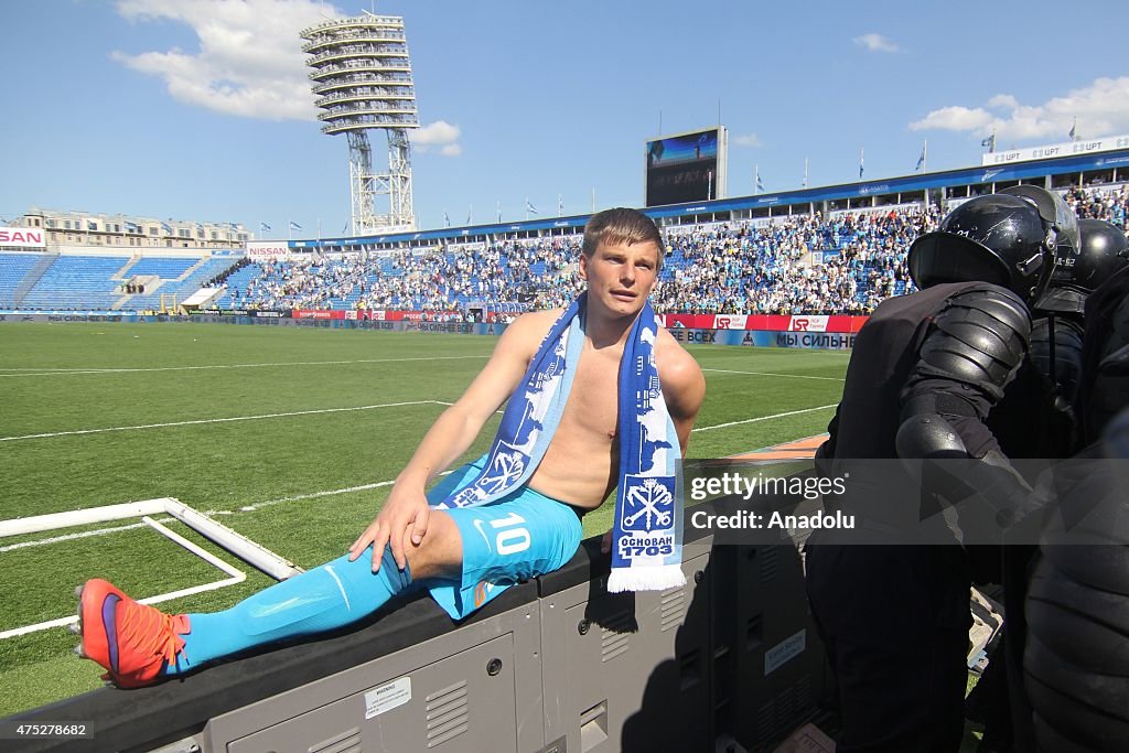 Zenit winner of Russian Footbal League