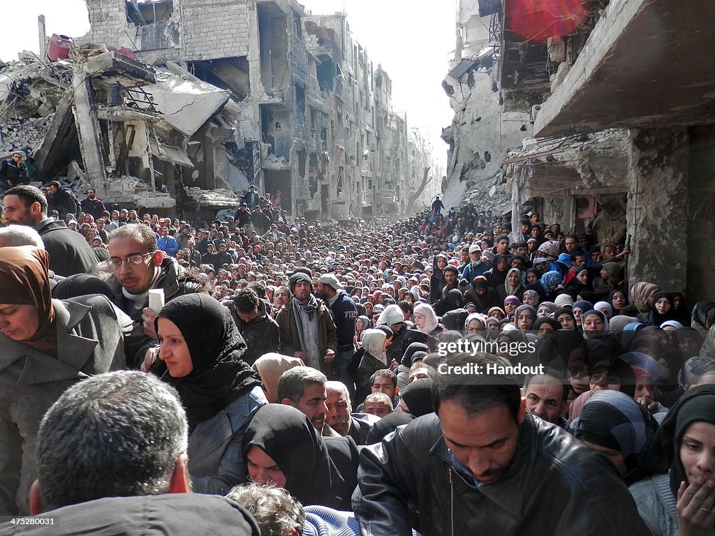 UNRWA Humanitarian Distributions in Yarmouk