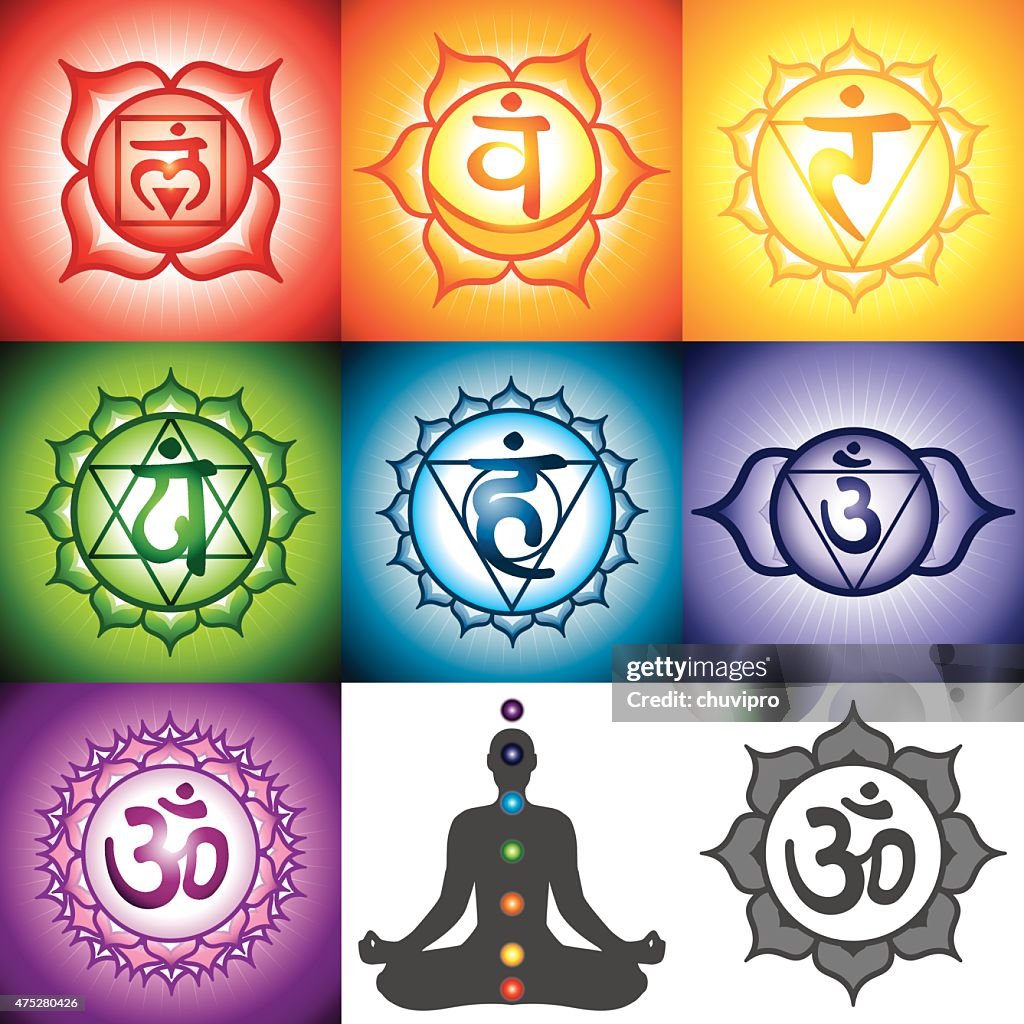 Seven Chakras Set High-Res Vector Graphic - Getty Images