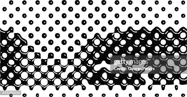 oil spill background. halftone pattern. - oil spill stock illustrations