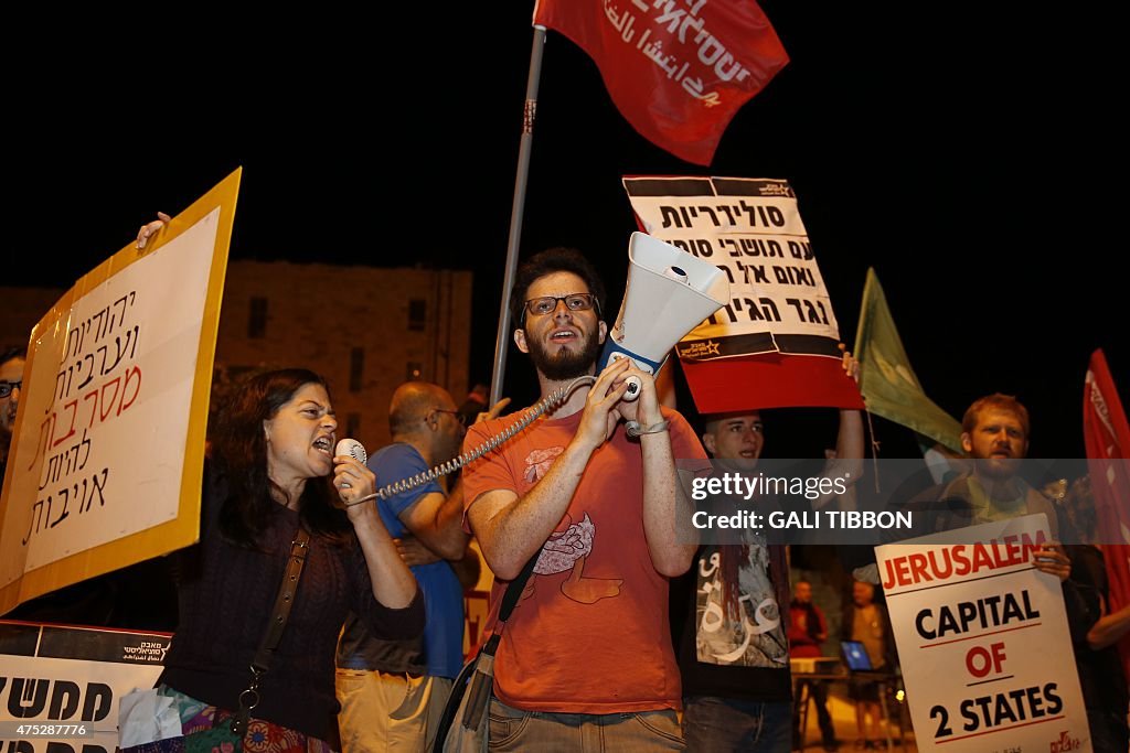 ISRAEL-PALESTINIAN-DEMO