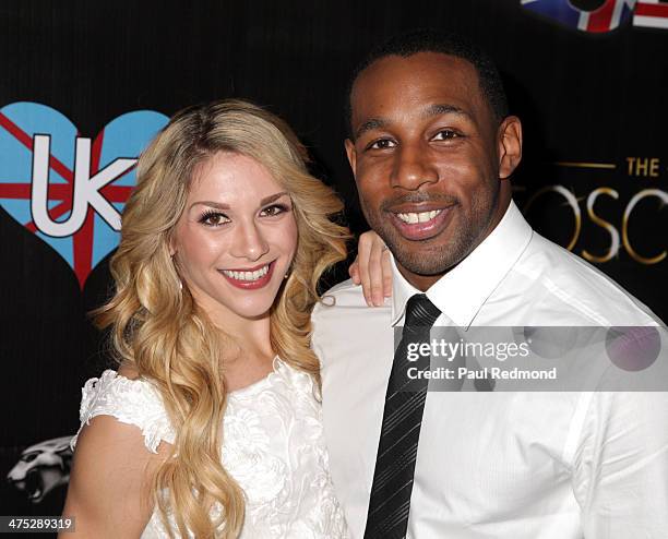 Dancer Allison Holker and her husband, actor Stephen 'tWitch' Boss attend the 7th Annual Toscars Awards Show at the Egyptian Theatre on February 26,...