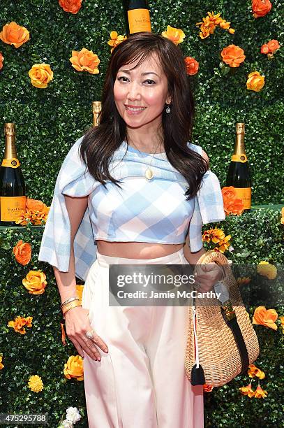 Guest attends the Eighth-Annual Veuve Clicquot Polo Classic at Liberty State Park on May 30, 2015 in Jersey City, New Jersey.