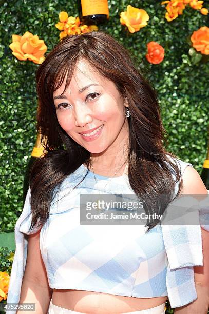 Guest attends the Eighth-Annual Veuve Clicquot Polo Classic at Liberty State Park on May 30, 2015 in Jersey City, New Jersey.