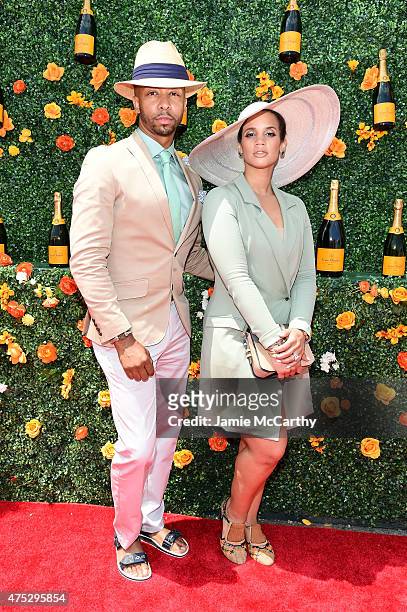 Dascha Polanco attends the Eighth-Annual Veuve Clicquot Polo Classic at Liberty State Park on May 30, 2015 in Jersey City, New Jersey.