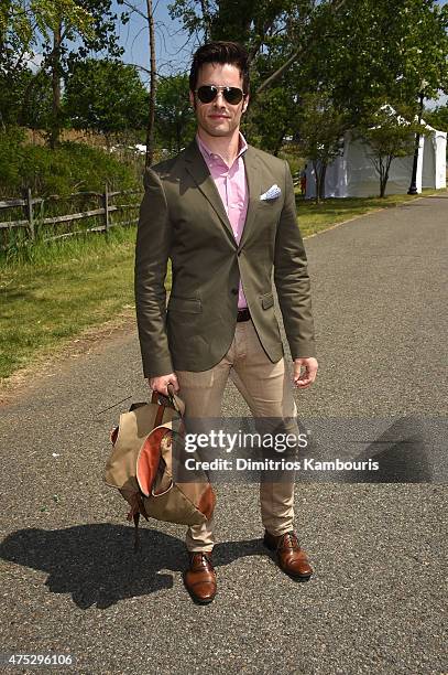 Guest attends the Eighth-Annual Veuve Clicquot Polo Classic at Liberty State Park on May 30, 2015 in Jersey City, New Jersey.