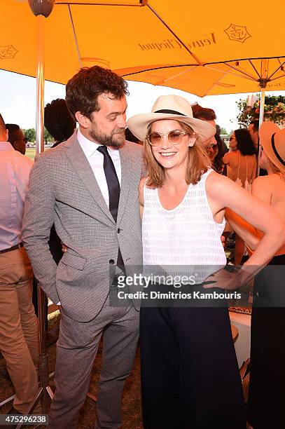 Joshua Jackson and Ruth Wilson attend the Eighth-Annual Veuve Clicquot Polo Classic at Liberty State Park on May 30, 2015 in Jersey City, New Jersey.