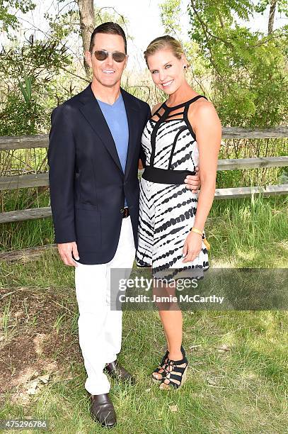 Guests attend the Eighth-Annual Veuve Clicquot Polo Classic at Liberty State Park on May 30, 2015 in Jersey City, New Jersey.