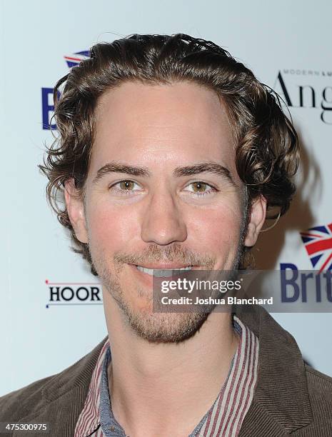 Wes Ramsey arrives at BritWeek Oscar Party Celebrating Past, Present And Future Oscar Winners at Hooray Henry's on February 26, 2014 in West...