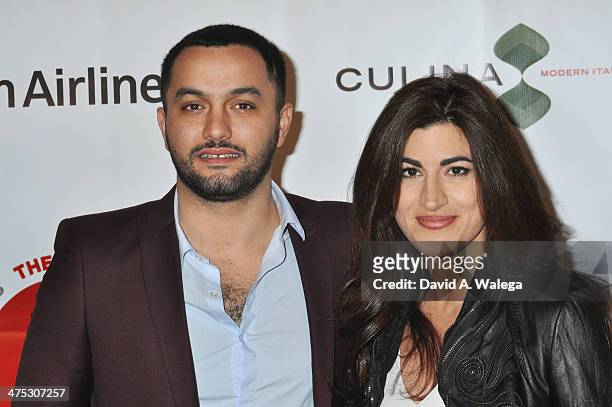Kareem Amer and director Jehane Noujaim attend TheWrap's 5th Annual Oscar Party at Culina Restaurant at the Four Seasons Los Angeles on February 26,...
