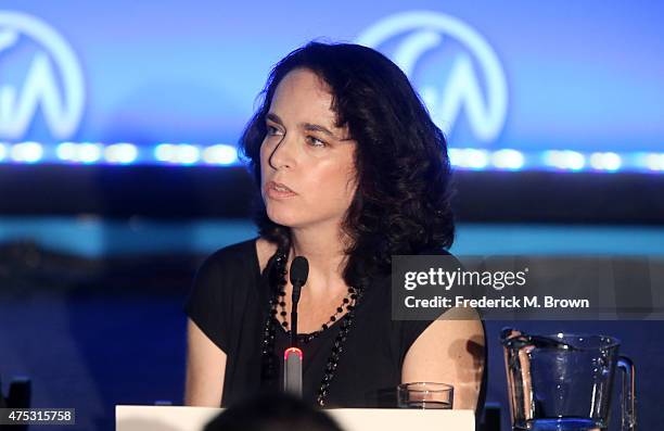 Head of Production at Blumhouse Productions Jeanette Volturno-Brill speaks at the 7th Annual Produced By Conference at Paramount Studios on May 30,...