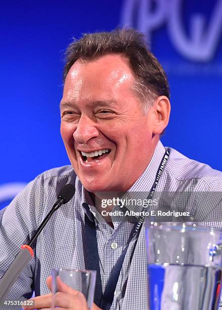 President of Producers Guild of America Gary Lucchesi speaks at the 7th Annual Produced By Conference at Paramount Studios on May 30, 2015 in...