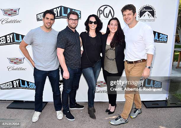 Director Eli Roth, Head of Post Production at Blumhouse Productions Phillip Dawe, Head of Produciton at Blumhouse Productions Jeanette...