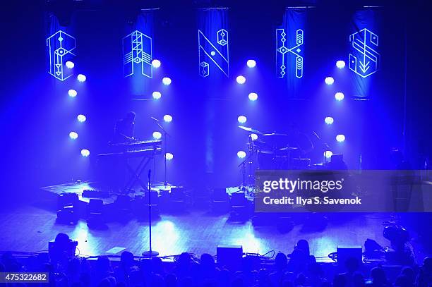 General view of the atmosphere as Banks performs onstage during Vulture Festival Presents: BANKS + ST. LUCIA at Webster Hall on May 30, 2015 in New...