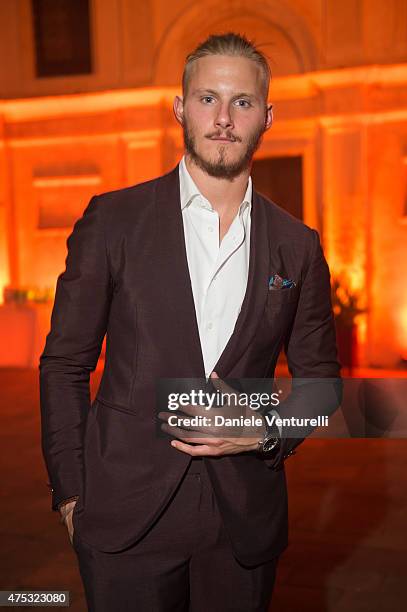 Alex Ludwig attends the Art Biennale Party hosted by Mr. Emir Uyar on May 30, 2015 at the St Regis Venice San Clemente Palace in Venice, Italy.