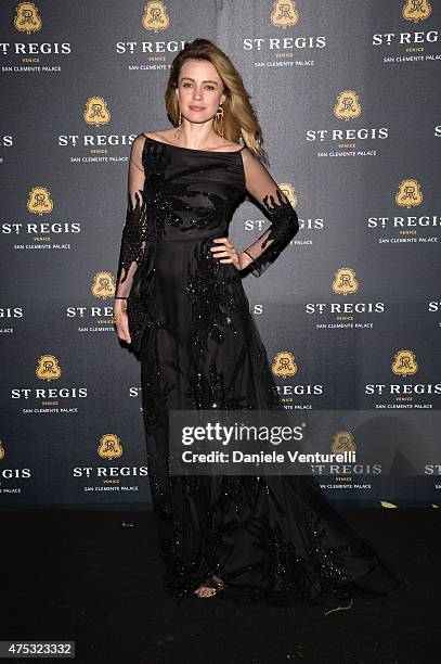 Nathalie Rapti Gomez attends the Art Biennale Party hosted by Mr. Emir Uyar on May 30, 2015 at the St Regis Venice San Clemente Palace in Venice,...