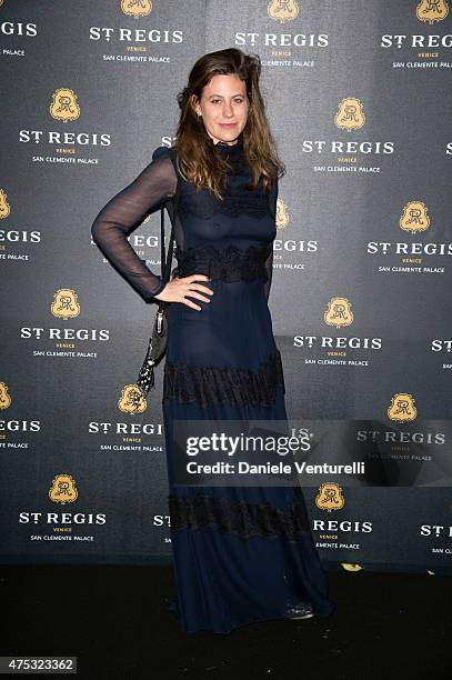 Francesca Versace attends the Art Biennale Party hosted by Mr. Emir Uyar on May 30, 2015 at the St Regis Venice San Clemente Palace in Venice, Italy.