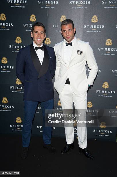 Emir Uyar and Tommy Chiabra attend the Art Biennale Party hosted by Mr. Emir Uyar on May 30, 2015 at the St Regis Venice San Clemente Palace in...