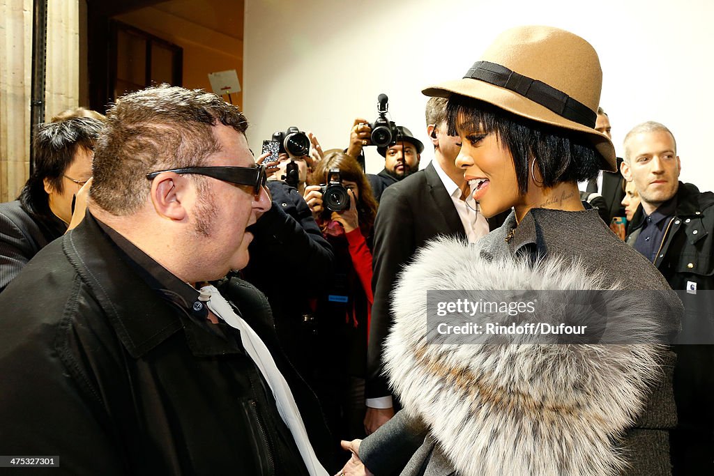 Lanvin : Front Row  - Paris Fashion Week Womenswear Fall/Winter 2014-2015