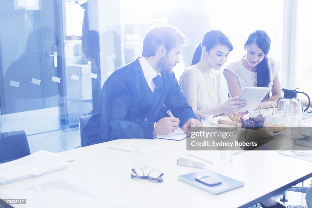 Business people having meeting in conference room