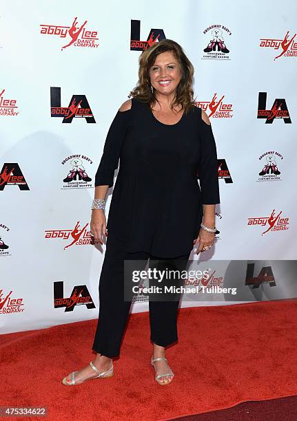 Dance instructor Abby Lee Miller attends the Abby Lee Dance Company LA's VIP Grand Opening at Abby Lee Dance Company LA on May 30, 2015 in Santa...
