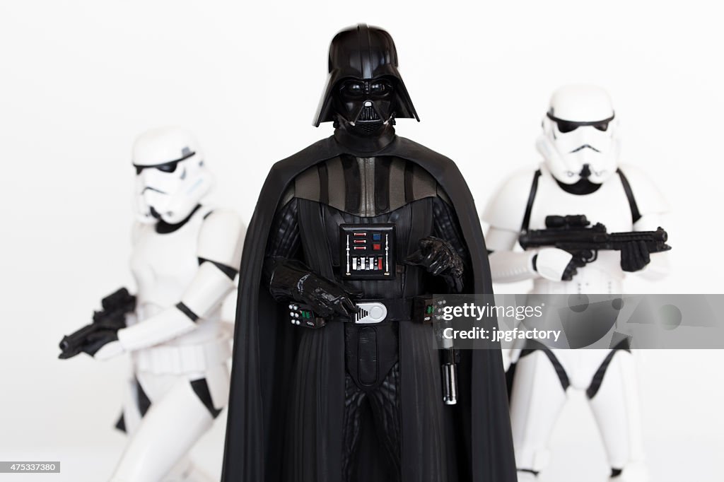 Darth Vader and Stormtroopers