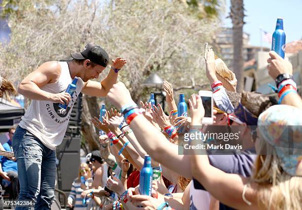 Musician Kip Moore performs during Whatever, USA on May 30, 2015 in Catalina Island, California. Bud Light invited 1,000 consumers to Whatever, USA...