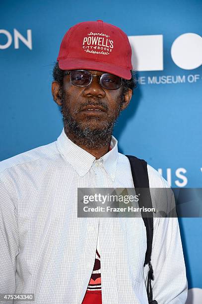 Artist William Pope.L attends the 2015 MOCA Gala presented by Louis Vuitton at The Geffen Contemporary at MOCA on May 30, 2015 in Los Angeles,...