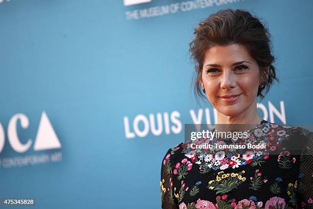 Actress Marisa Tomei attends the Museum of Contemporary Art, Los Angeles annual gala presented by Louis Vuitton held at The Geffen Contemporary at...