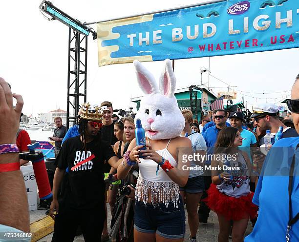 Lil Jon participates in Rent-A-Whatever at Whatever, USA on May 30, 2015 in Catalina Island, California. Bud Light invited 1,000 consumers to...