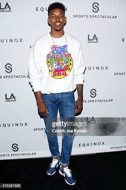 Nick Young of the Los Angeles Lakers attends Equinox Presents "Celebrity Basketball Spectacular" To Benefit Sports Spectacular at Equinox Sports Club...