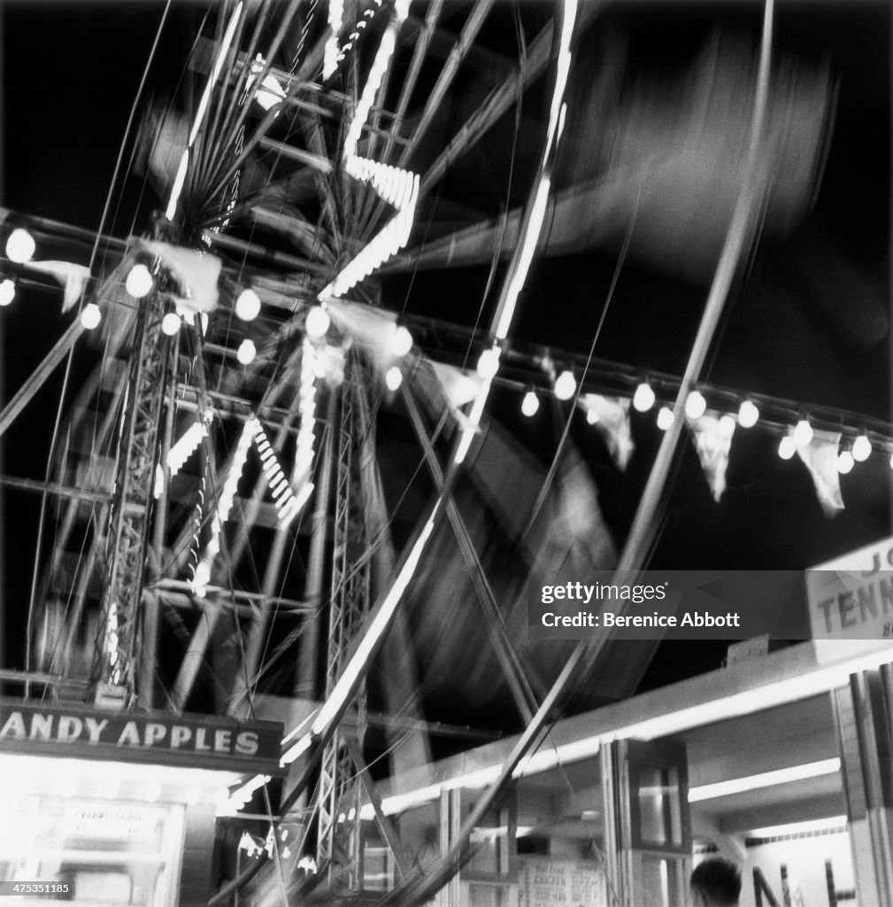Amusement Park At Night, Daytona Beach, Florida