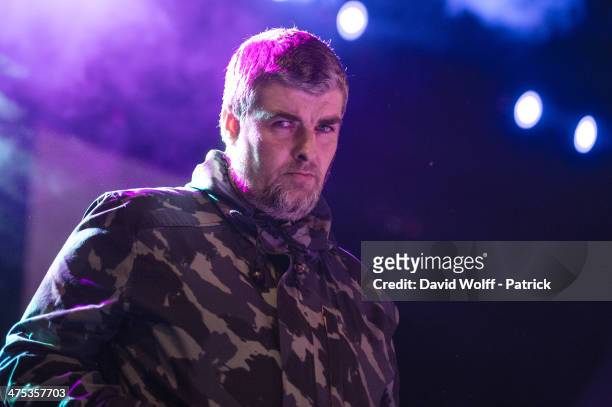 Dj Paul Gallagher opens for Beady Eye at Le Bataclan on February 26, 2014 in Paris, France.