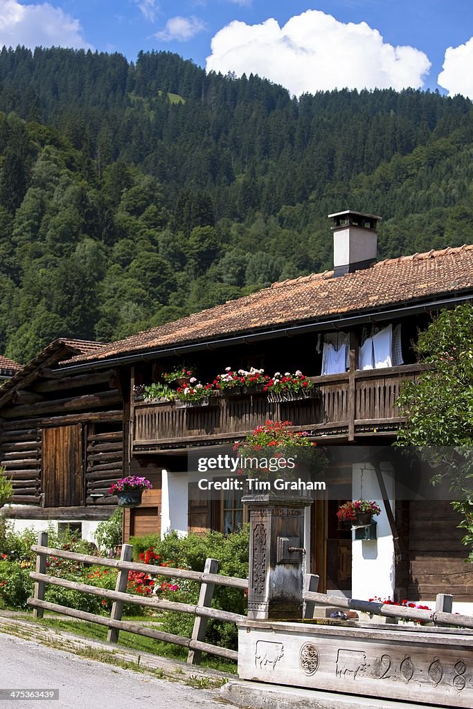 Swiss Chalet at Serneus in Graubunden Region