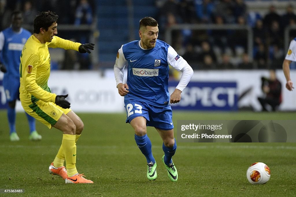 KRC Genk v FC Anji Makhachkala - UEFA Europa League Round of 32